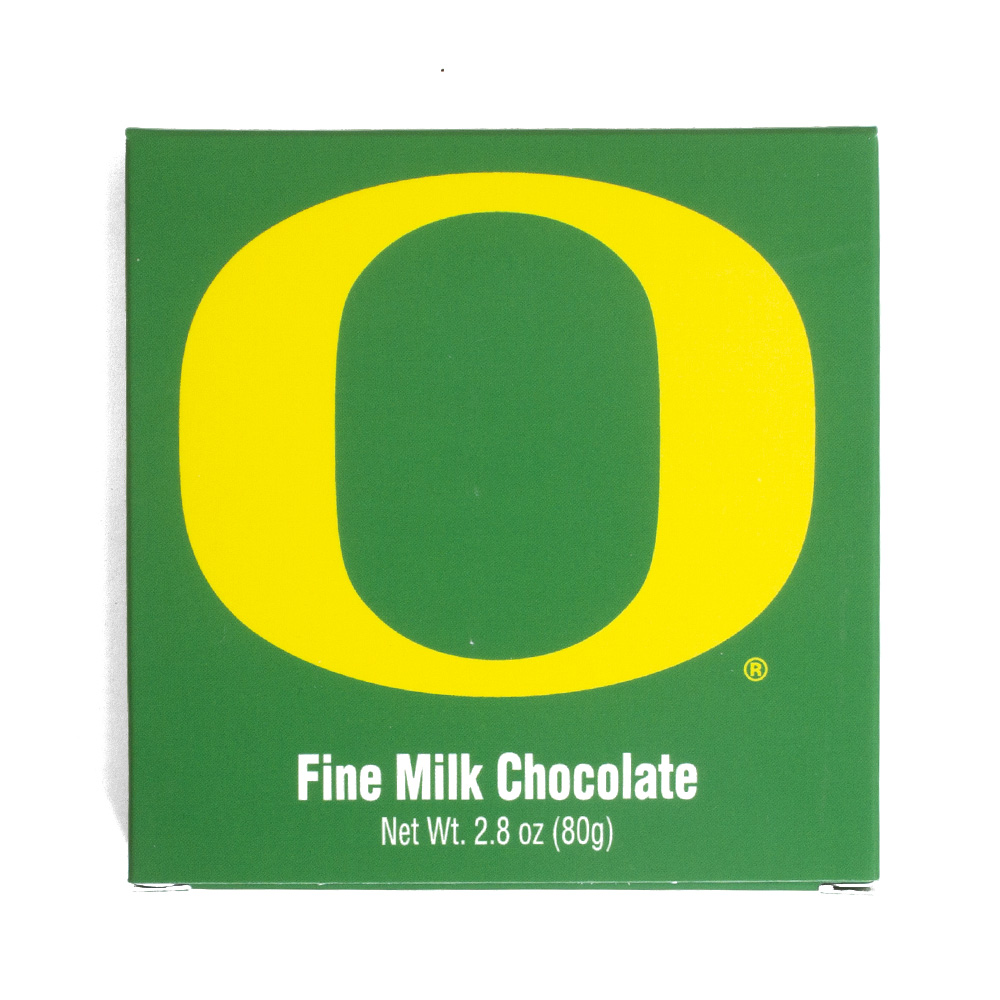 Oregon, Chocolate, Embossed Square, 80g